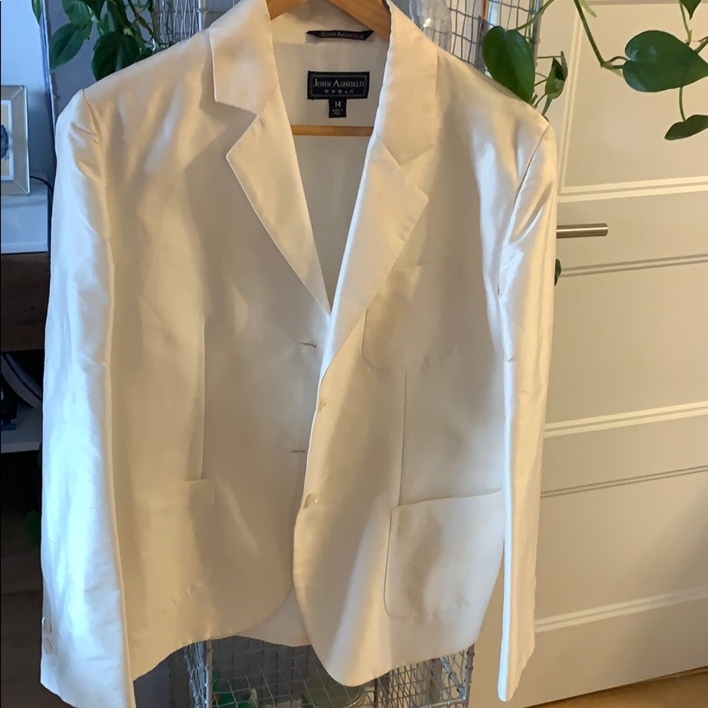 Vintage silk blazer